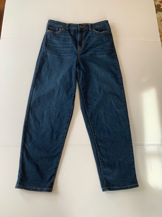 INC International Concepts Denim - I.N.C. International Concepts Women’s Size 8 Dark Wash Tapered Barrel Jeans